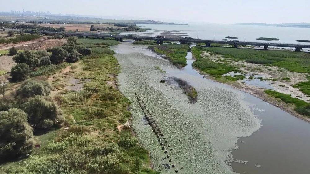 Fevzi Çakmak yaptırmıştı: Sular çekilince ortaya çıktı! İkinci Dünya Savaşı'nda İstanbul'a olası saldırı için inşa edildi 8